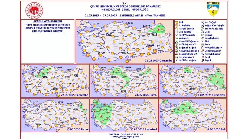 Yağışlı havalar gidiyor, bunaltan yaz sıcakları geliyor: Meteoroloji'den uyarı geldi - Resim : 4