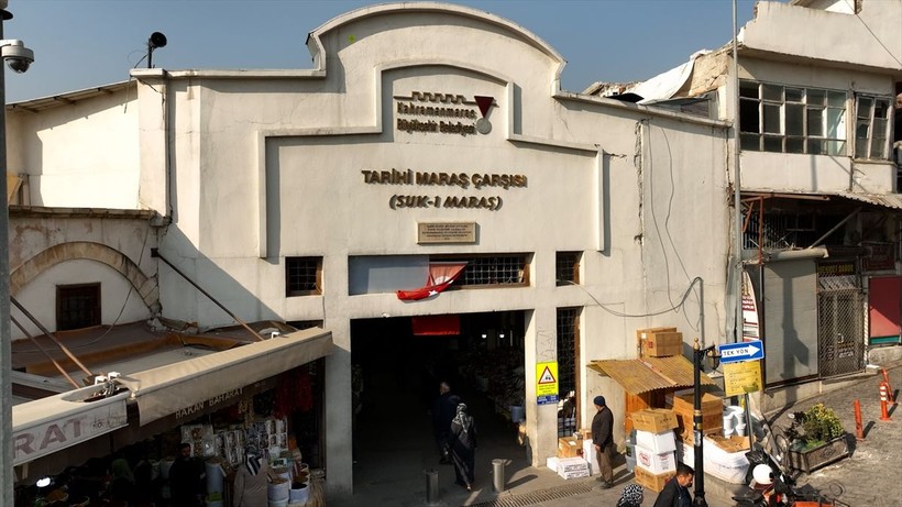 Bakan Kurum, Kahramanmaraş'taki restorasyonu süren Tarihi Kapalı Çarşı'nın görüntülerini paylaştı - Resim: 8