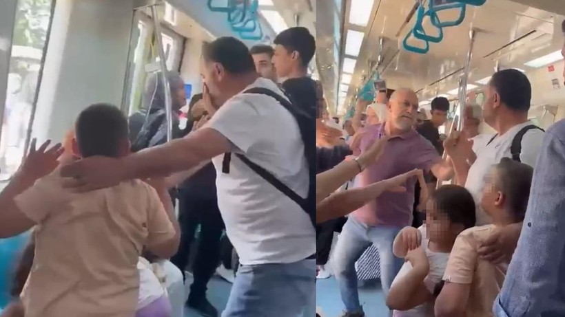 Marmaray'da çocuklarının önünde dayak yemişti! Gündem olan baba olayı anlattı - Resim: 1
