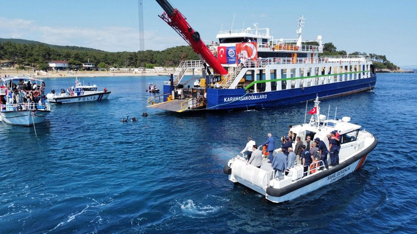 Saros Körfezi'ne tank batırıldı - Resim: 1