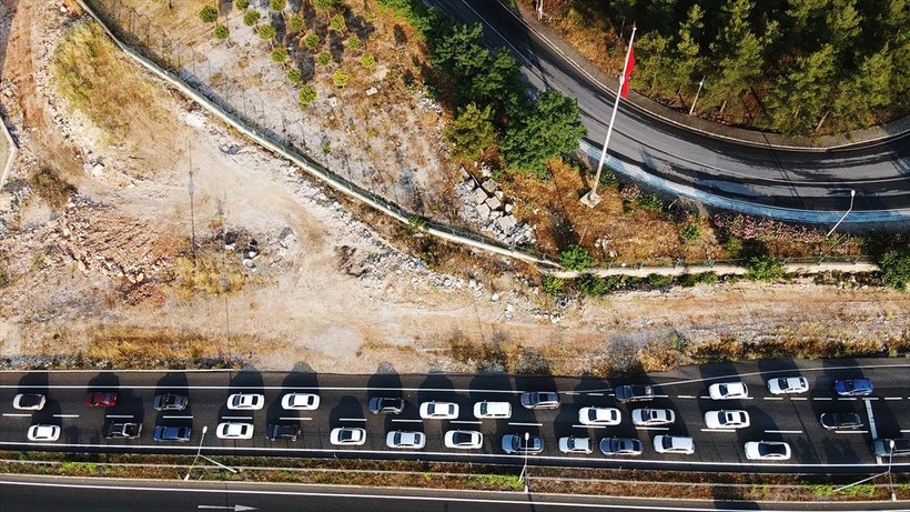 Kurban Bayramı tatilinin son günlerinde Muğla'da dönüş trafiği - Resim: 2