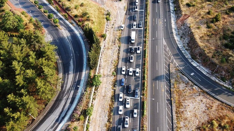 Kurban Bayramı tatilinin son günlerinde Muğla'da dönüş trafiği - Resim: 3