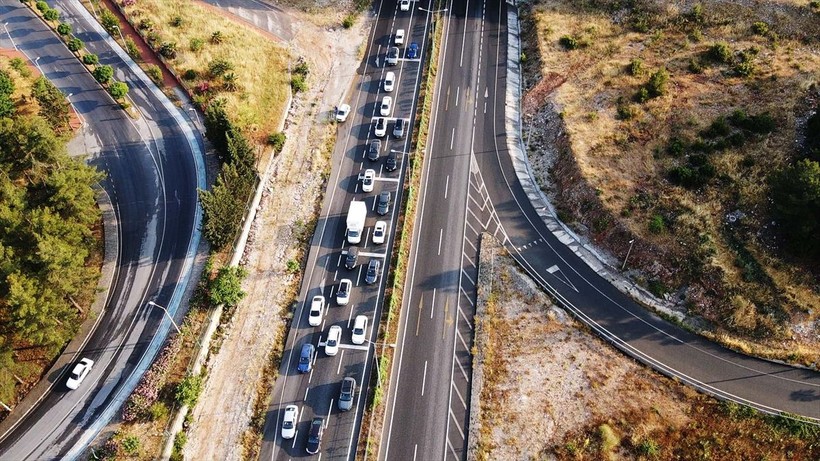 Kurban Bayramı tatilinin son günlerinde Muğla'da dönüş trafiği - Resim: 6