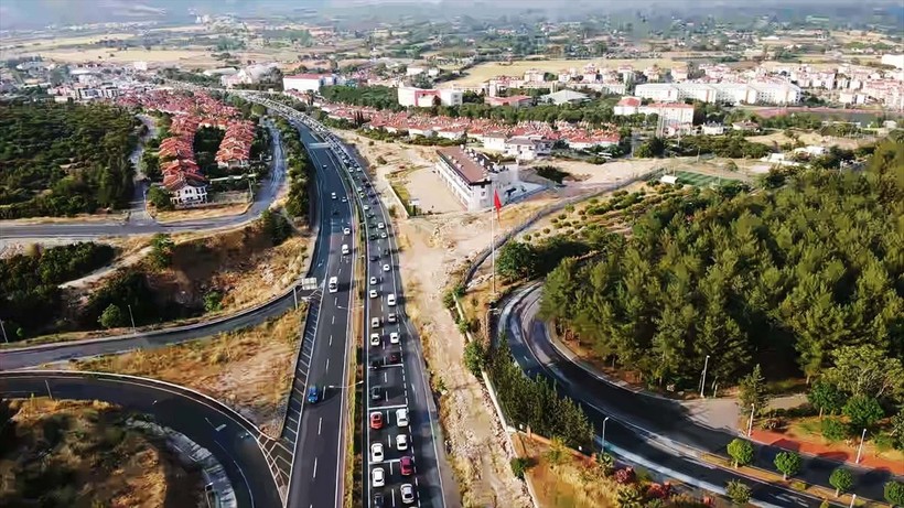 Kurban Bayramı tatilinin son günlerinde Muğla'da dönüş trafiği - Resim: 8