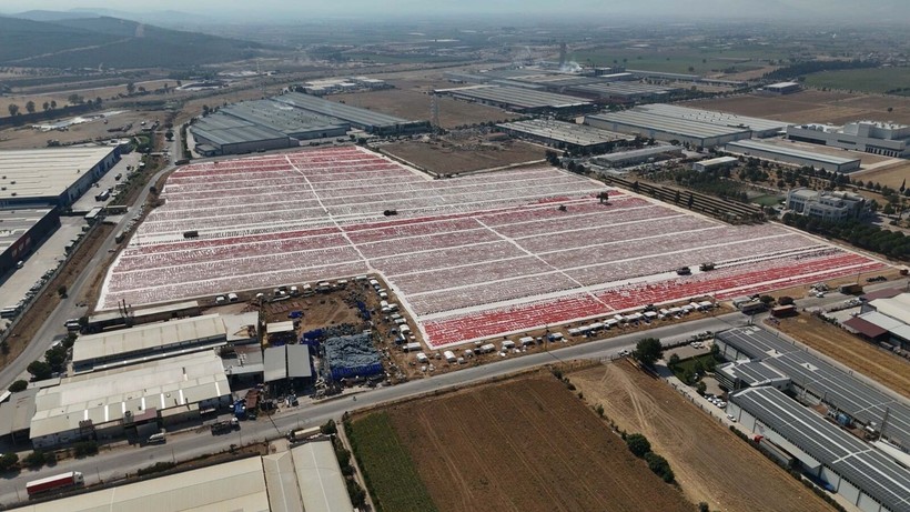 İzmir'de kuru domates mesaisi - Resim: 15