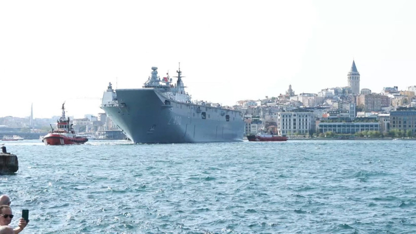 Çanakkale'den yola çıkan TCG Anadolu, İstanbul'a ulaştı - Resim: 6