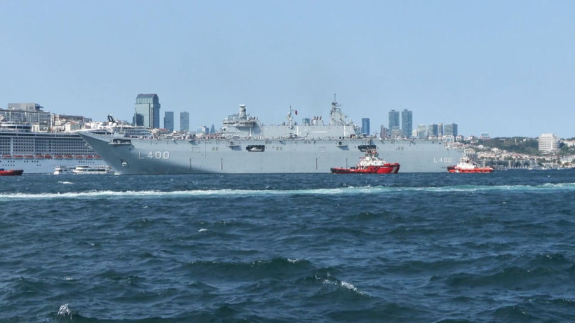 Çanakkale'den yola çıkan TCG Anadolu, İstanbul'a ulaştı - Resim: 7