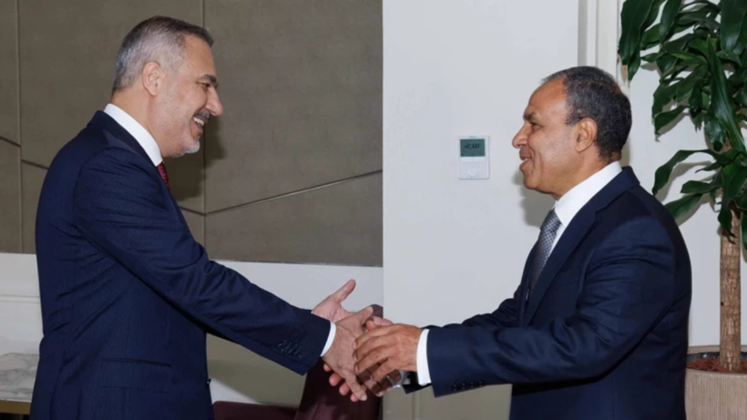 Dışişleri Bakanı Hakan Fidan, Mısır Dışişleri Bakanı Abdulati ile görüştü - Resim : 1