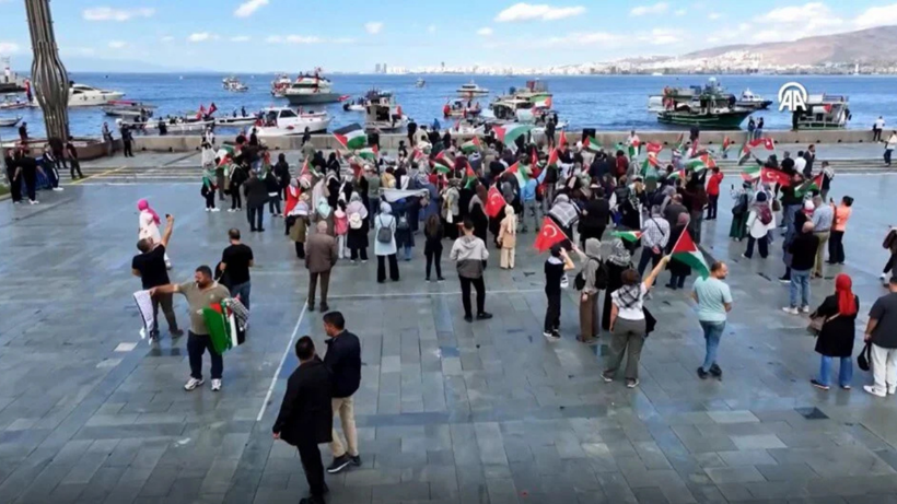 İstanbul ve Ankara'da binlerce kişi Gazze için yürüyor - Resim : 3