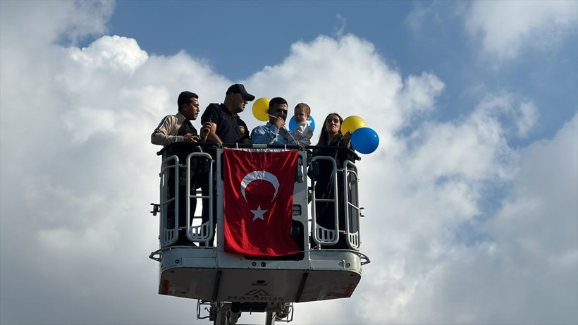 Hatay'da kanseri yenen 3 yaşındaki Tamer Talha için gökyüzüne balonlar bırakıldı - Resim: 5