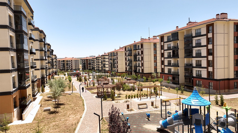 Eskişehir Ihlamurkent'teki sosyal konutlarda yaşam başladı - Resim : 1