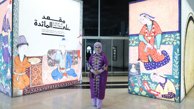 Emine Erdoğan, Katar'da İslam Eserleri Müzesi'ni ziyaret etti - Resim: 8