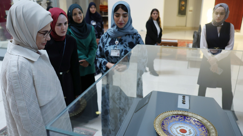 Emine Erdoğan, Umman'daki Ulusal Müze'yi ziyaret etti - Resim: 7
