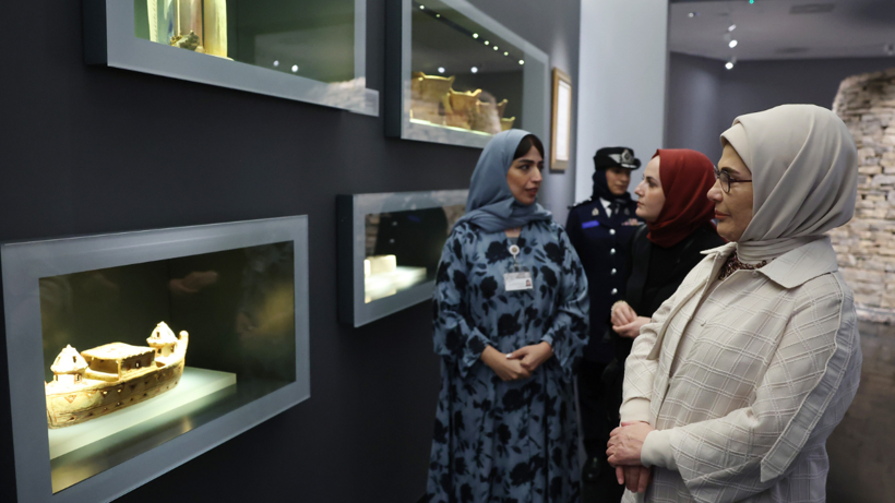 Emine Erdoğan, Umman'daki Ulusal Müze'yi ziyaret etti - Resim: 6