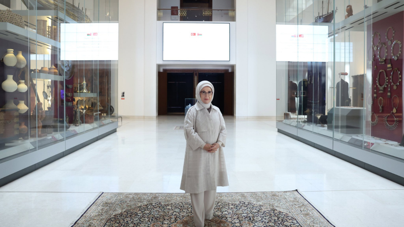 Emine Erdoğan, Umman'daki Ulusal Müze'yi ziyaret etti - Resim: 2