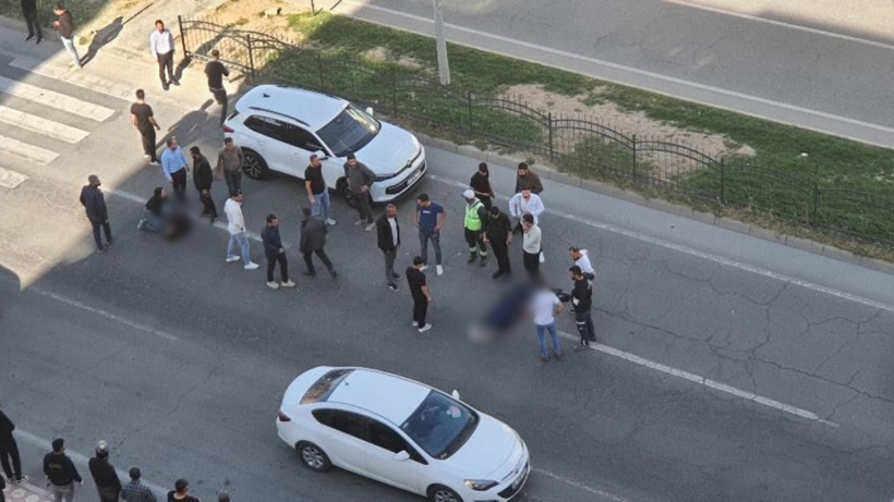 Yaya geçidinde cipin çarptığı 2 kişi yaralandı - Resim : 1
