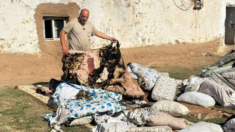 Şanlıurfa'da mahalleye korku salan olay: Gittikleri her yer, yattıkları eşyalar kendi kendine yanıyor - Resim: 1