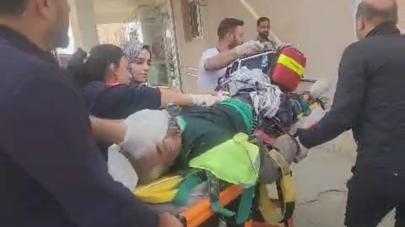 Diyarbakır’da viyadük inşaatında iskele çöktü; yaralılar var - Resim : 2