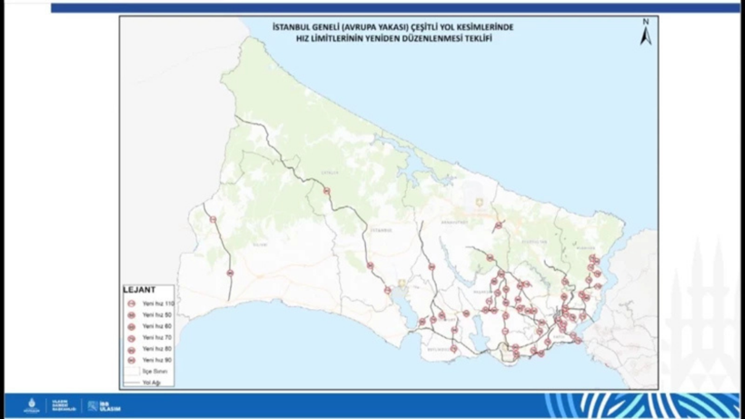 İstanbul'da 84 güzergahta hız limiti yeniden belirlendi - Resim: 5