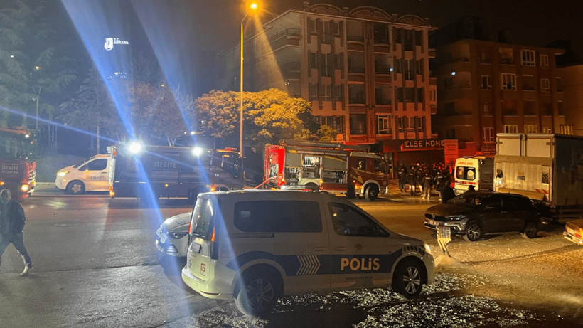 Ankara’da 4 katlı binada patlama: 1 yaralı - Resim : 1