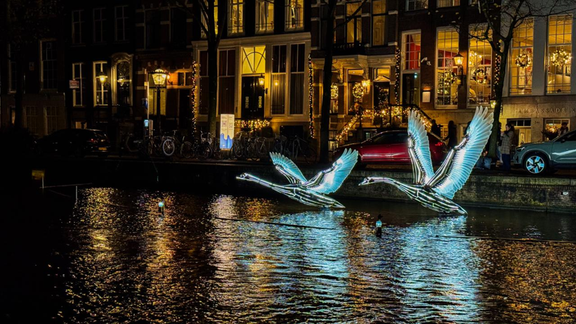 Hollanda'da 'Amsterdam Işık Festivali' başladı - Resim: 3