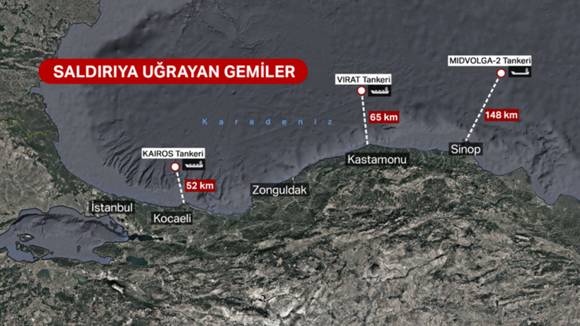Karadeniz’de gerginlik artıyor: MIDVOLGA-2 tankeri hedef alındı - Resim : 1