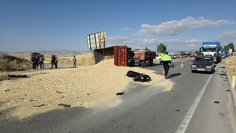 Amasya'da feci kaza: 1 ölü, 4 yaralı - Resim: 3