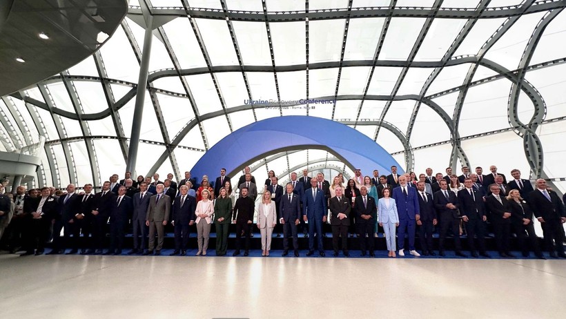 Bakan Kurum, Roma'da düzenlenen "2025-Ukrayna İyileştirme Konferansı"na katıldı - Resim: 9