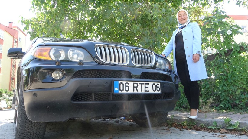 Aracın plakasını görenler şaşırıp kalıyor: 06 RTE 06 Giresun'da - Resim : 1