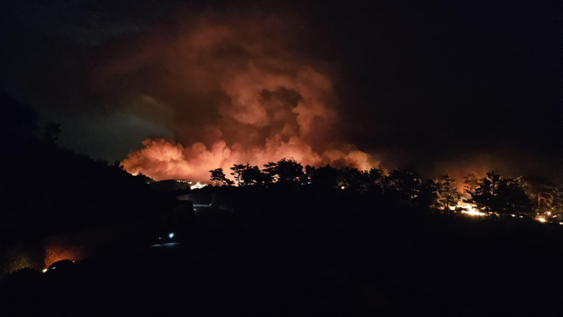 Hatay ve Mersin'de orman yangınları devam ediyor - Resim : 1