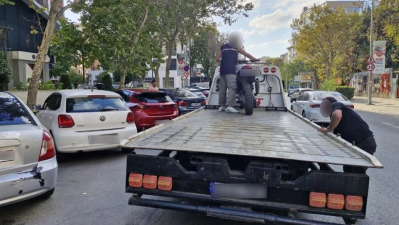İstanbul’da tek teker üstünde yolculuk yapan 4 motosikletli kamerada: 93 bin 525 bin TL ceza - Resim : 2