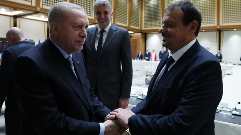 Cumhurbaşkanı Erdoğan, 12 Dev Adam'ı kabul etti - Resim : 2