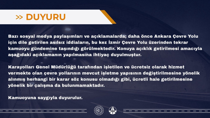İzmir Çevre Yolu özelleşiyor mu? Ücret tarifesini bile paylaşan vekile yanıt gecikmedi - Resim : 1