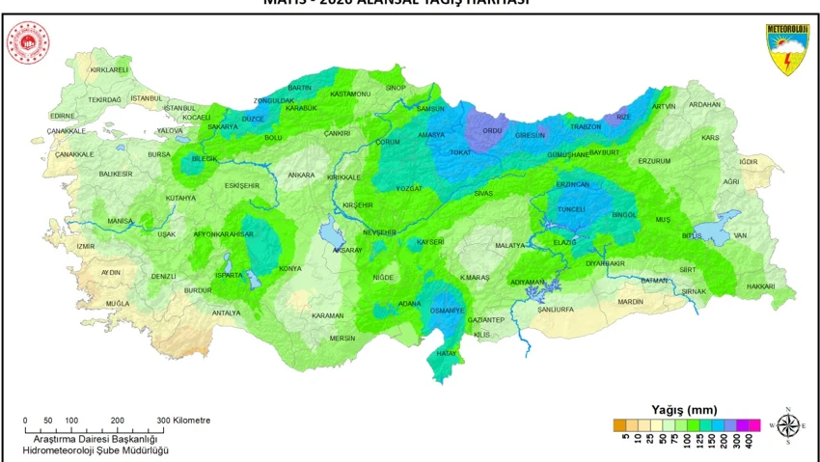 Türkiye'de yağışlarda son 33 yılın rekoru kırıldı! İşte en çok yağış alan il - Resim : 1