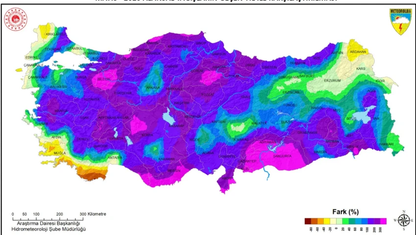 Türkiye'de yağışlarda son 33 yılın rekoru kırıldı! İşte en çok yağış alan il - Resim : 4