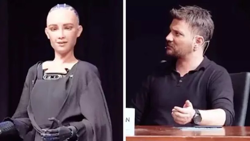 Oğuzhan Uğur'dan robot Sophia yorumu: Bir modu insanları mutlu etmek için kurulmuş... - Resim : 2