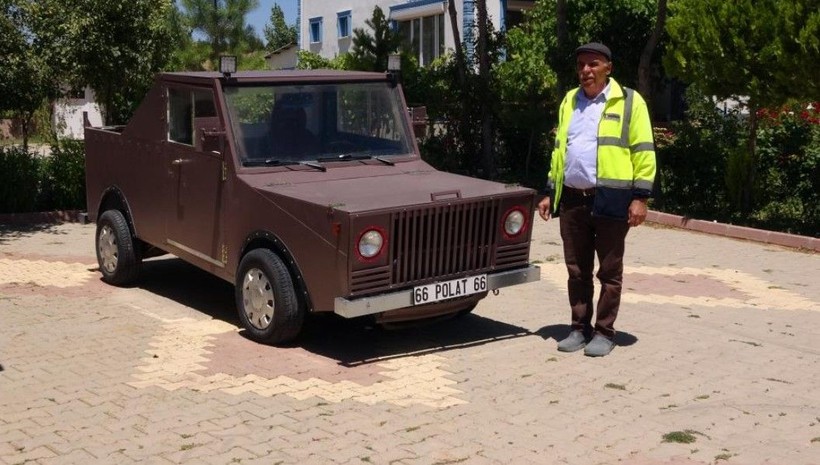 Hurdalarla yaptı! 50 bin TL'ye yaptığı kamyonet 110 kilometre hızla gidiyor - Resim: 2