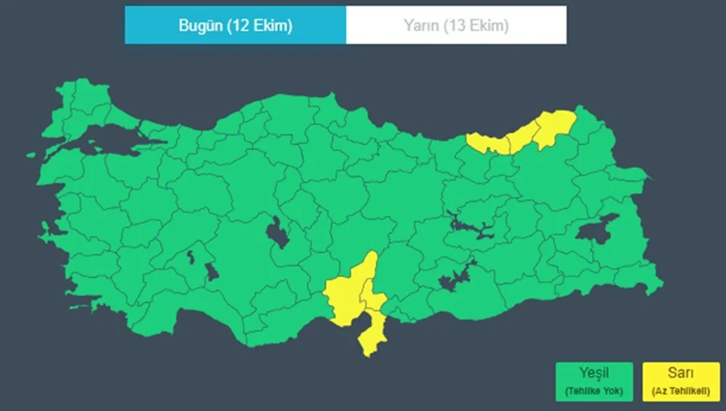 Meteorolojiden 6 il için kar ve kuvvetli yağış uyarısı - Resim: 4