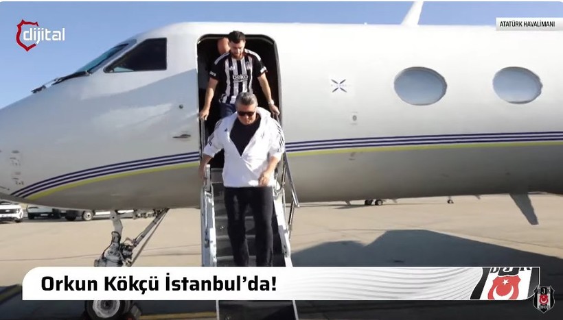 Beşiktaş'ın yeni transferi Orkun Kökçü İstanbul'da - Resim : 4