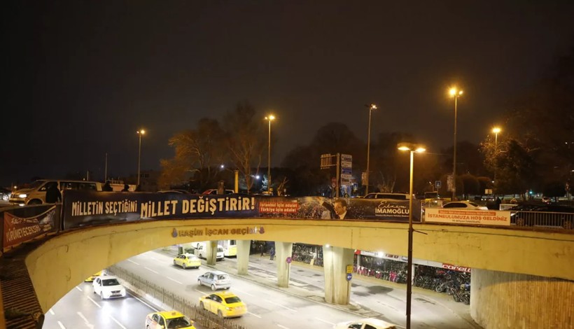 İmamoğlu'na pankartlı 'Hoş Geldiniz' mesajı - Resim: 3