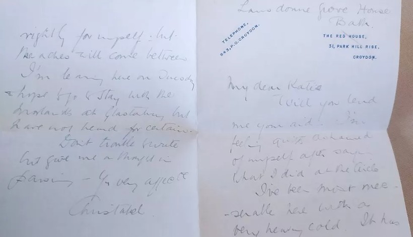 1916'da gönderilen mektup adresine ulaştı - Resim: 1