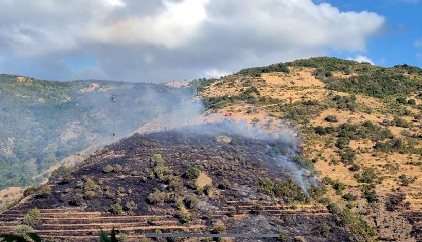 Tekirdağ’da yeniden canlanan alevler kontrol altına alındı - Resim: 6
