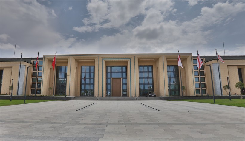 KKTC Cumhuriyet Yerleşkesi açıldı | Cumhurbaşkanı Erdoğan: Burası bir devletin var olma iradesinin tezahürüdür - Resim : 4