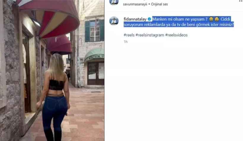 Fidan öğretmen yine gündemde! Dekolteli pozunu "Yeni mesleğim bu olsun mu" diye paylaştı - Resim: 8