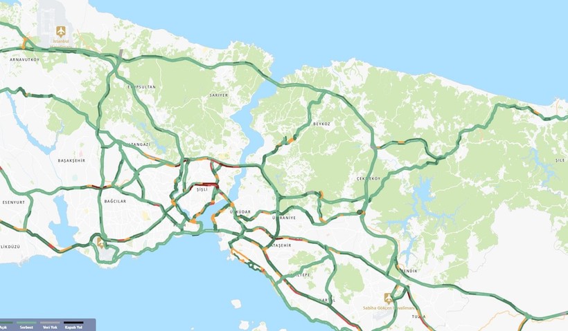 Arefe günü İstanbul'da yollar boş kaldı - Resim: 7
