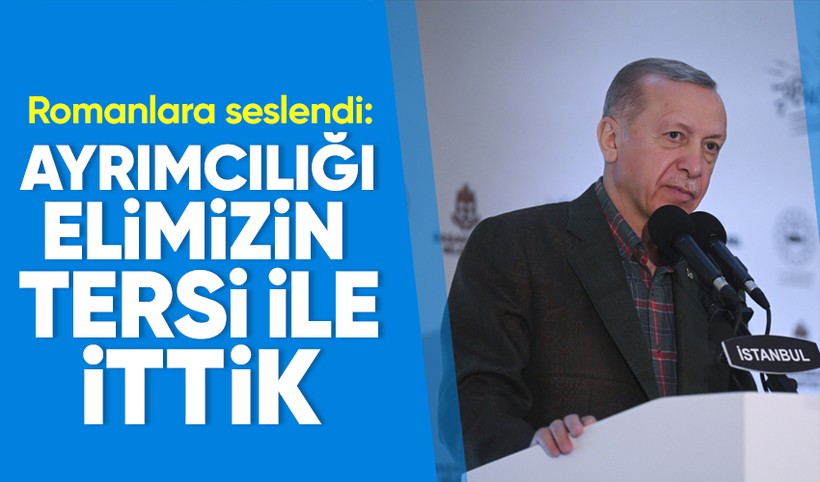 Cumhurbaşkanı Erdoğan'dan Romanlarla iftar buluşmasında önemli açıklamalar: Ayrımcılığı elimizin tersiyle ittik