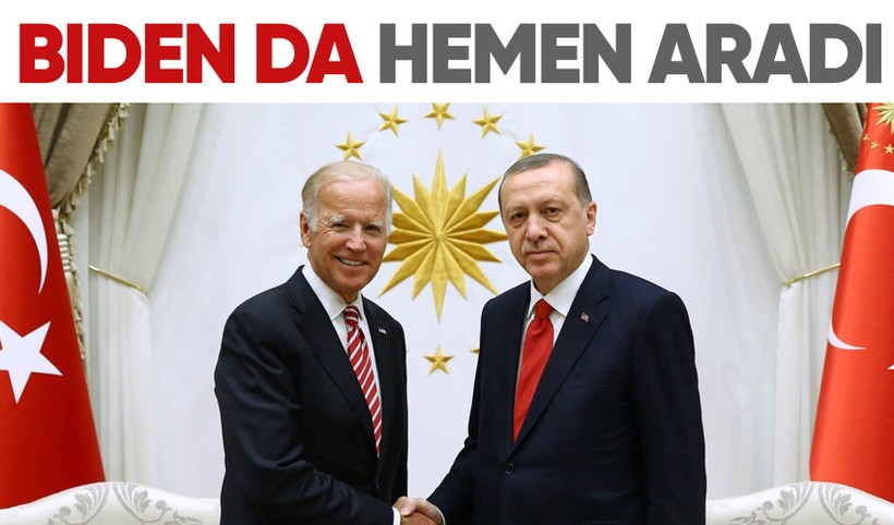 ABD Başkanı Biden'dan Cumhurbaşkanı Erdoğan'a tebrik telefonu! Tüm konularda işbirliğine devam etme kararı alındı