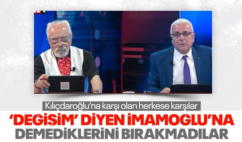 Merdan Yanardağ ile Emre Kongar Ekrem İmamoğlu'nu topa tuttu! Kılıçdaroğlu'na karşı olan herkese karşılar