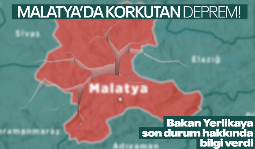 Son Dakika... Malatya'da 5 büyüklüğünde deprem meydana geldi