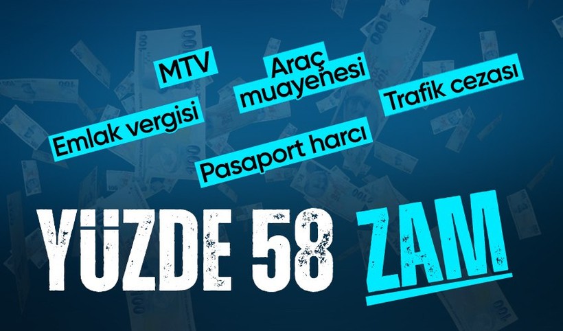 Son Dakika: Yeniden değerleme oranı yüzde 58,46 oldu! 2024'te vergi, ceza ve harçlar ne kadar olacak?